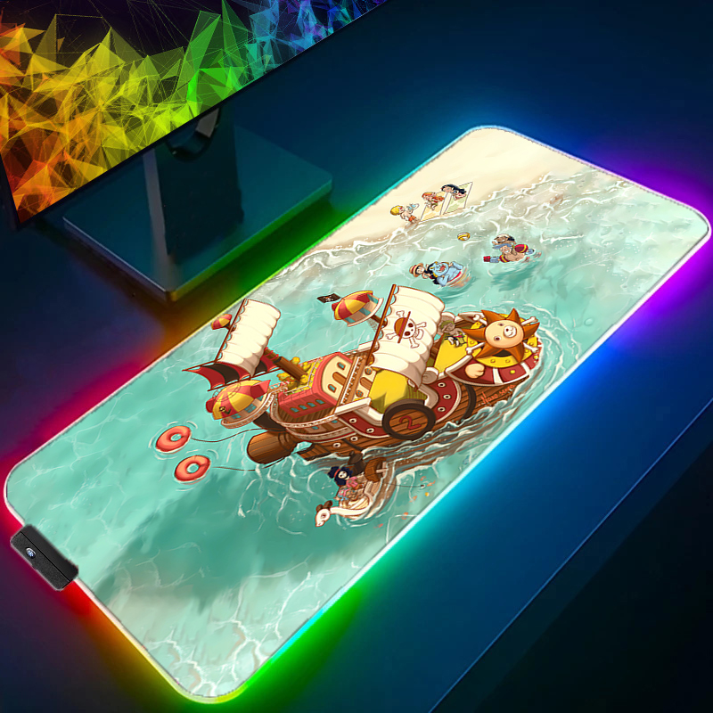 Rgb Mousepad - RGB LED Muismat Bureau Mat Een