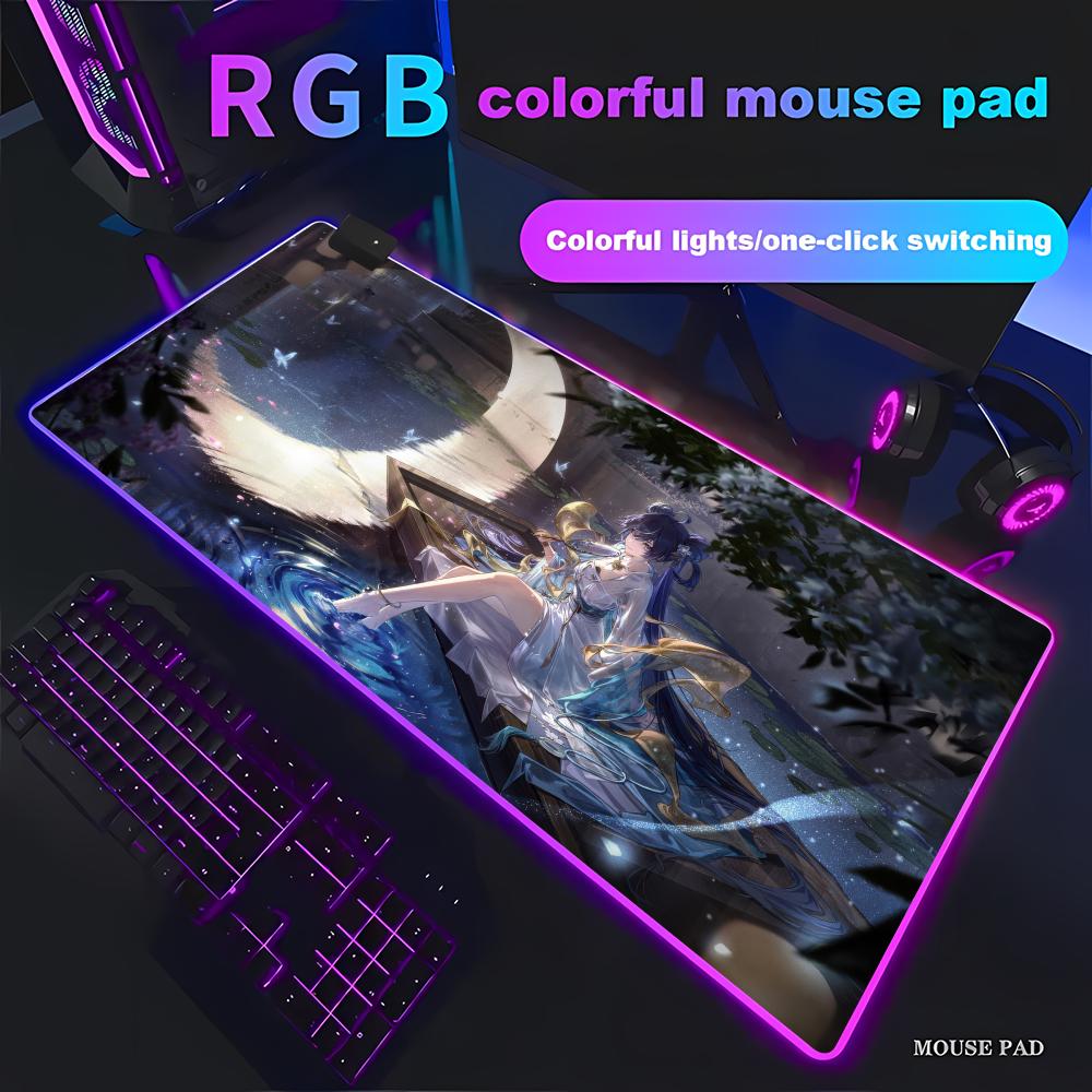 Rgb Mousepad - XXL Iuno RGB Gaming-muismat - Wuthering