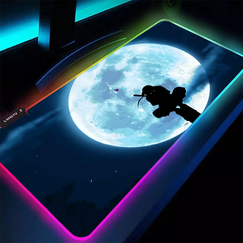 Rgb Mousepad - RGB Grote Muismat 90x40 cm Naruto