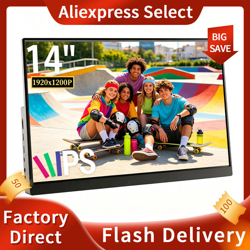 Pc Gaming On Android - Draagbaar reisbeeldscherm voor thuiskantoor, 14 inch,