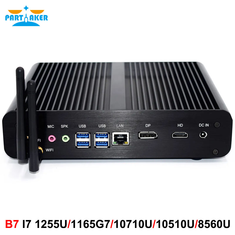Pc Gaming Intel Core I7 - Partaker 12e generatie Alder Lake Fanless