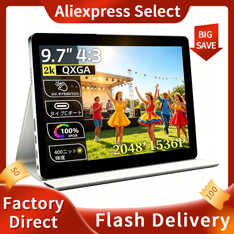 Pc Gaming On Android - 9.7inch Draagbare monitor 2048*1536 lcd-scherm TFT