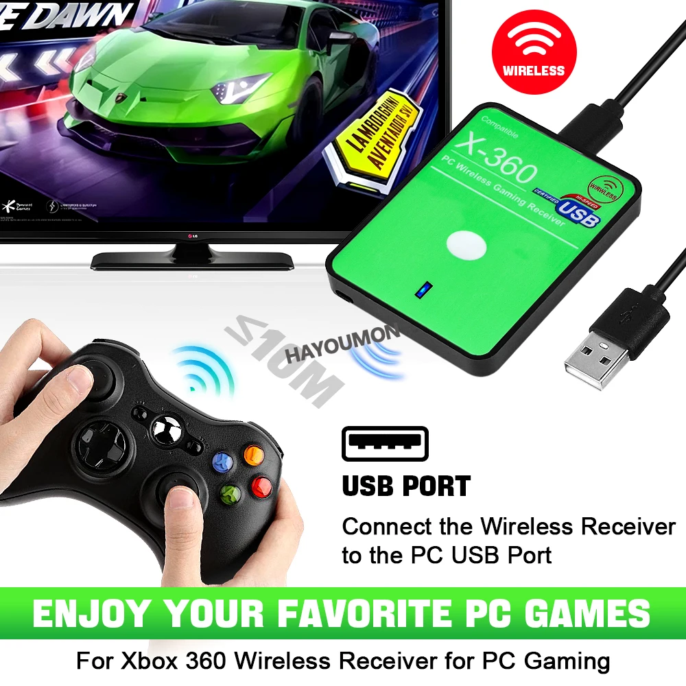 Draadloze Gaming Ontvanger USB - Pc Gaming Xbox Controller recensie en prijs