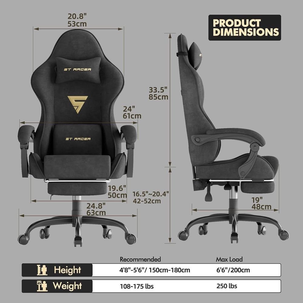 Ergonomische gamingstoel van f - Pc Gaming Gaming recensie en prijs